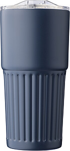 Dvoustěnný hrnek z recyklované nerezové oceli 500 ml, modrá