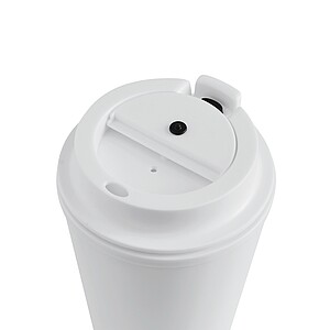 Dvoustěnný izolovaný hrnek 350 ml, bílá