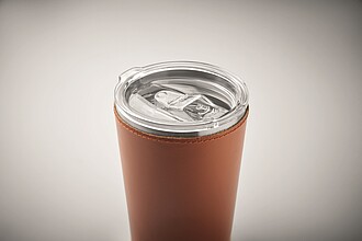 Dvoustěnný kelímek 350 ml, hnědá