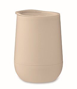 Dvoustěnný pohárek 300 ml z PP, béžová