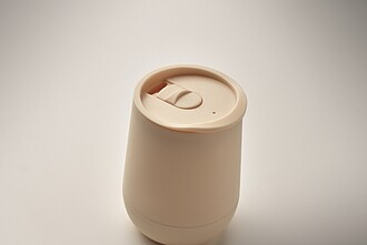 Dvoustěnný pohárek 300 ml z PP, béžová