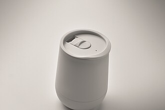 Dvoustěnný pohárek 300 ml z PP, bílá