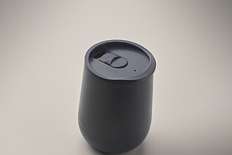 Dvoustěnný pohárek 300 ml z PP, tm. námořní modrá