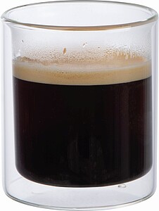 Dvoustěnný skleněný šálek na cappuccino, 200ml