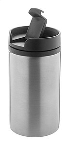 Dvoustěnný termohrnek, 250 ml, stříbrná
