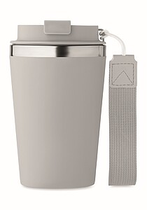 Dvoustěnný termohrnek, 350 ml, šedá