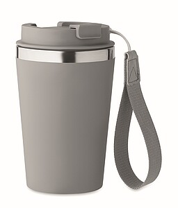 Dvoustěnný termohrnek, 350 ml, šedá