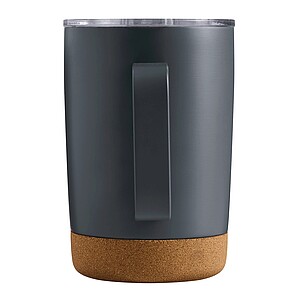 Dvoustěnný vakuový hrnek 350 ml, šedá