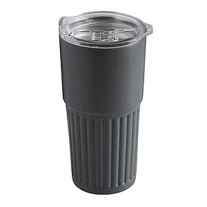 Dvoustěnný vakuový hrnek 600 ml, šedá