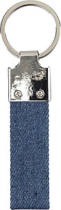 Džínová klíčenka, modrá