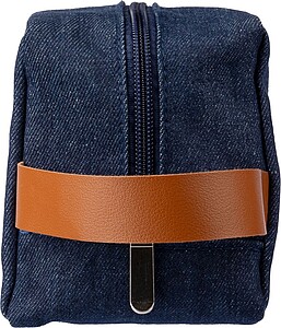 Džínová kosmetická taštička, modrá