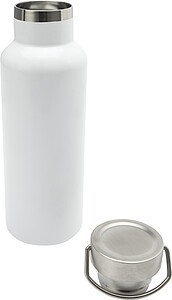 EROLA Dvoustěnná termoska z recyklované nerezové oceli, 500 ml, bílá