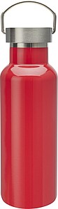 EROLA Dvoustěnná termoska z recyklované nerezové oceli, 500 ml, červená