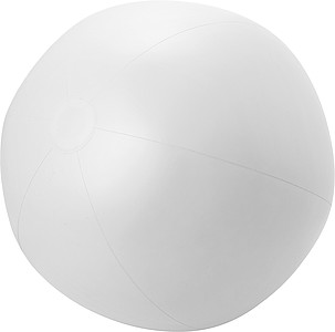 FARAMIR Nafukovací plážový PVC míč, bílý