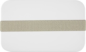 FELIS Plastová obědová krabička s páskem, objem 700 ml, bílá