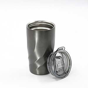 FIER Cestovní termohrnek BrandCharger, 400 ml, gunmetal