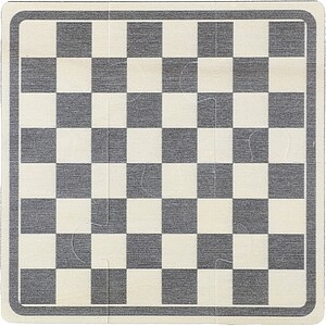 FILIALO Dřevěná hra šachy a dáma, hnědá