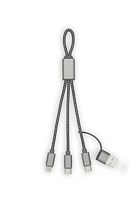 FIOSAL Ultra-silný nabíjecí kabel BrandCharger, gun metal