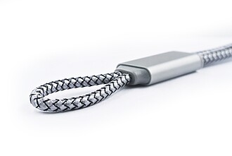 FIOSAL Ultra-silný nabíjecí kabel BrandCharger, gun metal