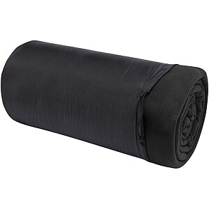 Fleecová deka velikosti 220 × 250 cm, černá