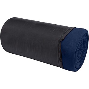Fleecová deka velikosti 220 × 250 cm, námořní modrá