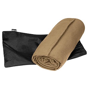 Fleecová deka z recyklovaného materiálu, béžová ekologické předměty