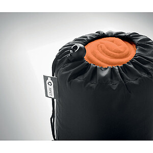 Fleecová deka z RPET, 120x150cm, oranžová