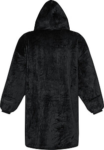 FRAZADA Unisex mikinová televizní deka, černá