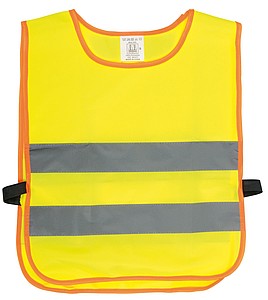 FRIODA Bezpečnostní vesta pro děti, žlutá - reklamní předměty