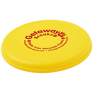 Frisbee z recyklovaného plastu, žluté