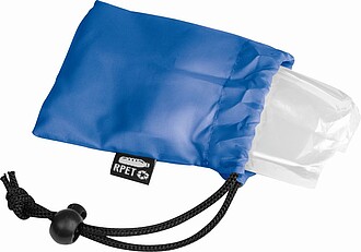 GALIPOLA Transparentní pláštěnka, modrá