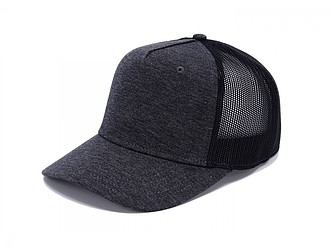 GEITA pětipanelová kšiltovka ve stylu snapback, šedá - reklamní kšiltovky