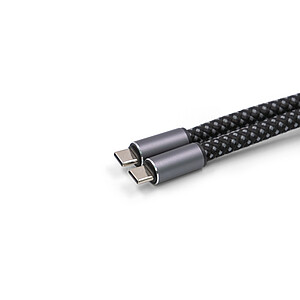 GOSTADIN Šňůrka na zápěstí na mobil s nabíjecím kabelem BrandCharger, gun metal