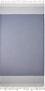 Hamam exclusive plážová osuška 90x170 cm, 365 g, námořní modrá/bílá