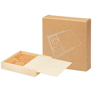 Hlavolam dřevěné puzzle