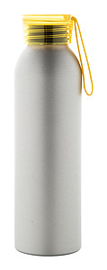 Hliníková láhev na pití, 650ml, s žlutým víčkem - reklamní předměty