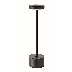 Hliníková stolní lampa, černá - reklamní předměty
