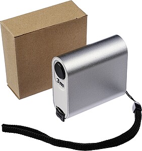 Hliníkový metr, stříbrná