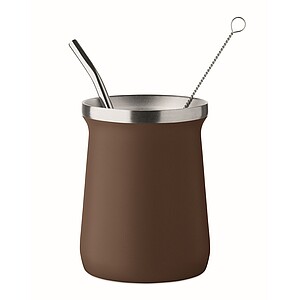 Hrnek na čaje Yerba maté 240 ml, hnědá - reklamní hrnky