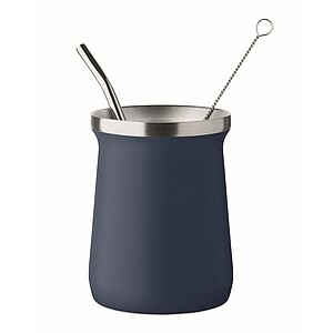Hrnek na čaje Yerba maté 240 ml, námořní modrá