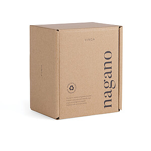 Hrnek z částečně recyklované hlíny, přírodní bílá