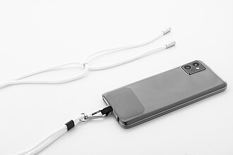 HULIA Nastavitelná šňůrka na mobil, bílá