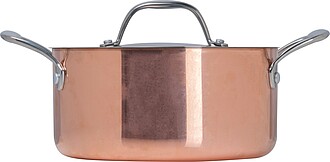 Indukční hrnec s poklicí, růžová