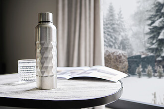 Jednostěnná láhev z nerezové oceli 800 ml, stříbrná