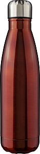 Jednostěnná nerezová lahev 650 ml, červená - reklamní předměty