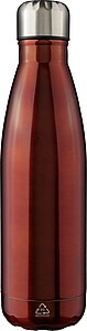 Jednostěnná nerezová lahev 650 ml, červená