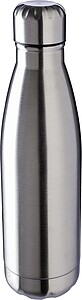 Jednostěnná nerezová lahev 650 ml, stříbrná