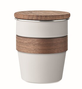 Jednostěnný termohrnek, 350 ml, bílá