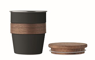 Jednostěnný termohrnek, 350 ml, černá