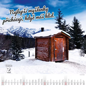 Kadibudky nástěnný kalendář 2026